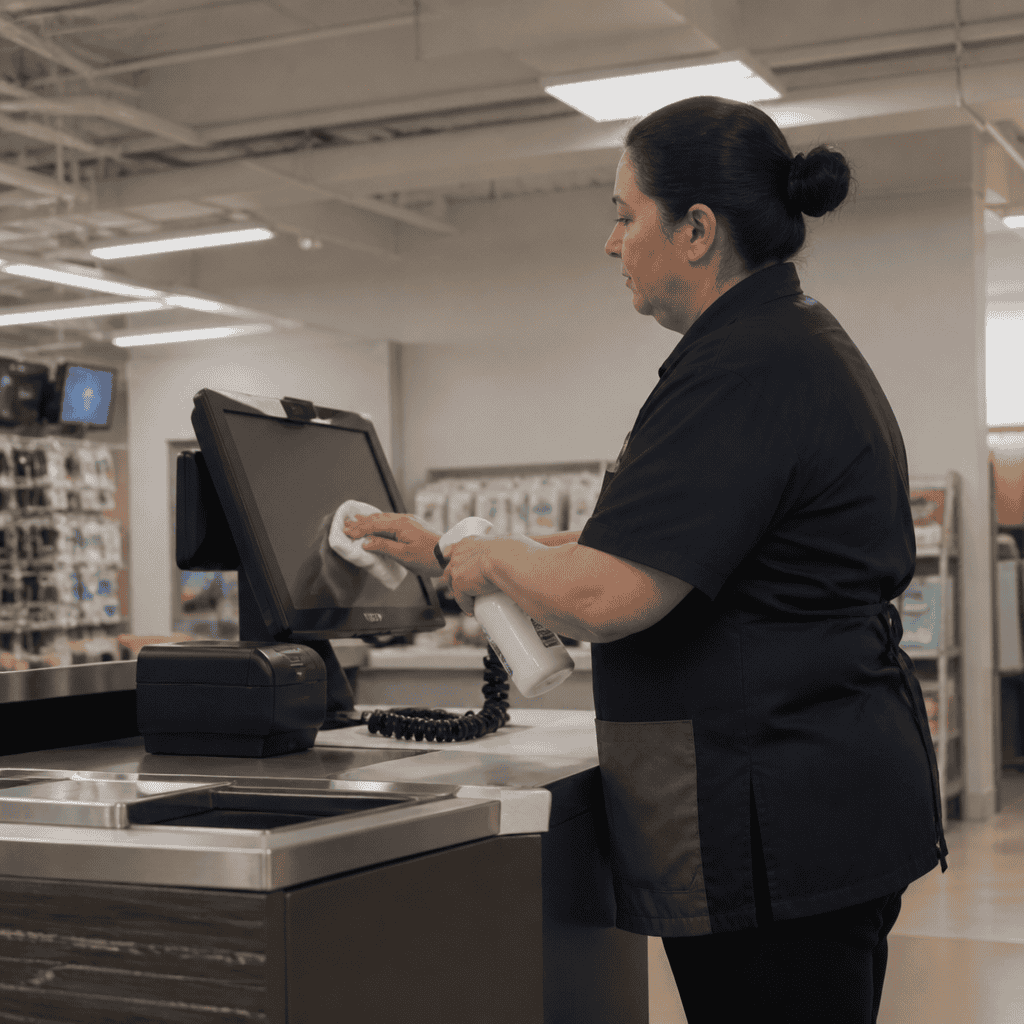 Retail & POS Device Hygiene: Keeping Tablets, Scanners, and Terminals Clean and Safe
